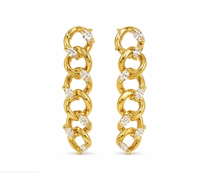 Sahira Lucia Chain Link Earrings