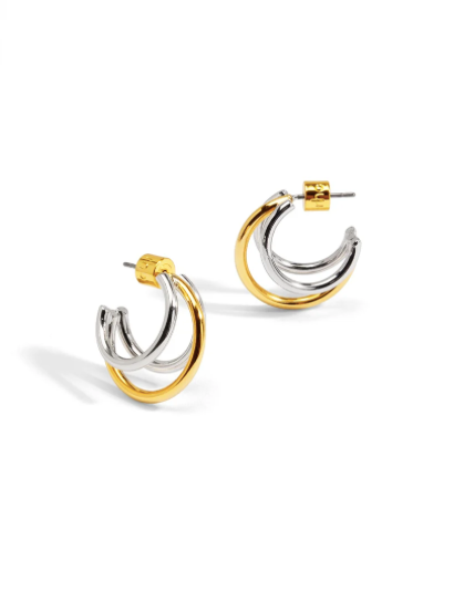 Luxe Duo Hoop Earrings