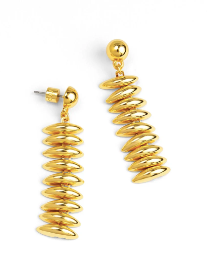 Cascading Coil Earrings