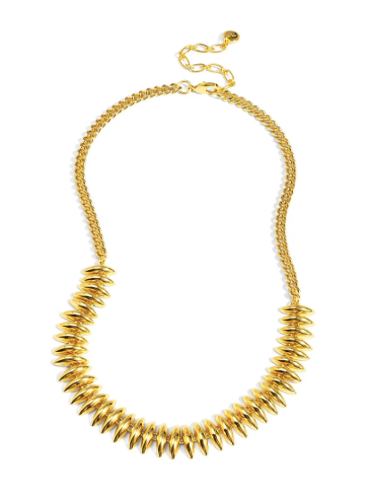 Golden Fringe Necklace