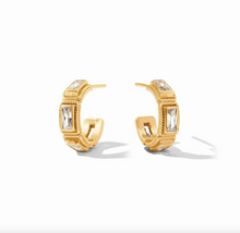 Julie Vos Baguette Hoop Earrings