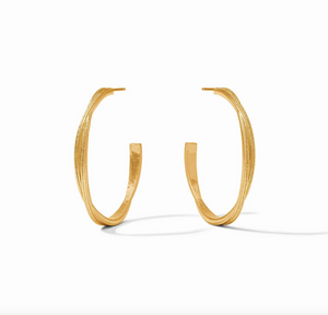 Julie Vos Cheval Twist Hoop Earrings