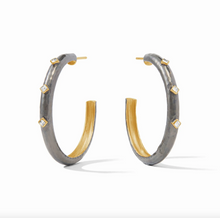 Julie Vos Noel Stone Hoop Earring