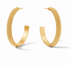 Julie Vos Beaded Eternity Hoop Earring