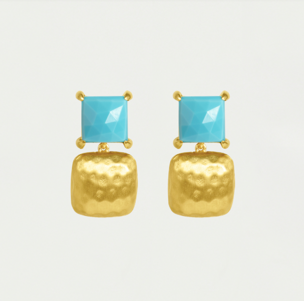 Dean Davidson Nomad Square Droplet Earrings