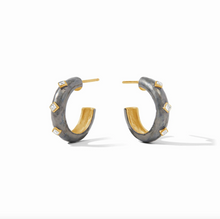 Julie Vos Noel Stone Hoop Earrings
