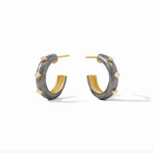 Julie Vos Noel Stone Hoop Earrings
