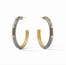 Julie Vos Noel Stone Hoop Earrings