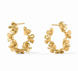 Julie Vos Bloom Hoop Earrings