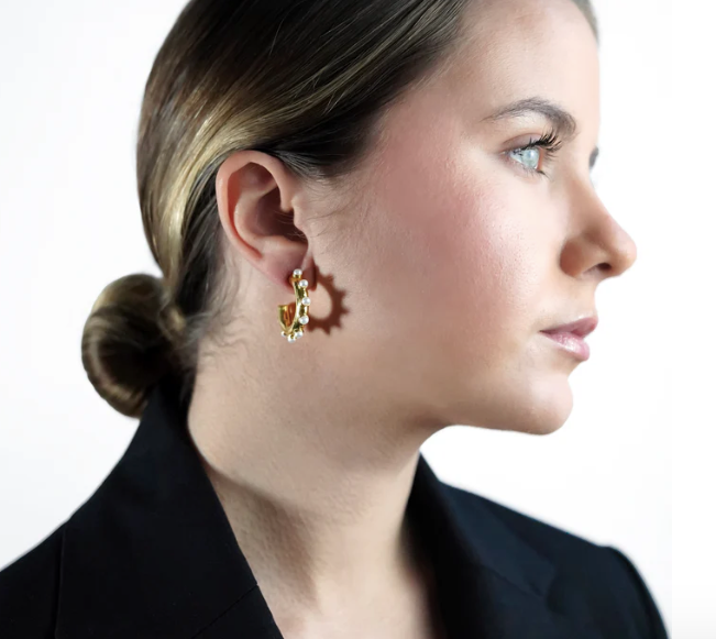 Bounkit Nicky Hoop Earrings