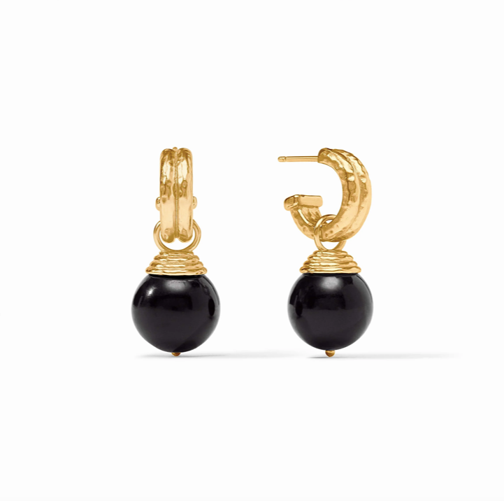 Julie Vos Bonbon Hoop & Charm Earring