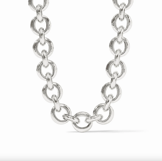 Julie Vos Silver Cannes Link Necklace