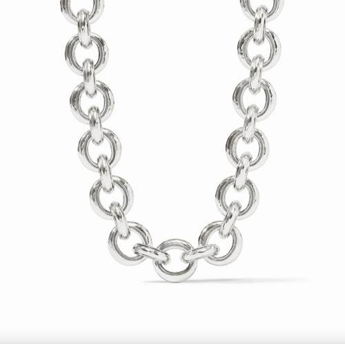 Julie Vos Silver Cannes Link Necklace