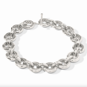 Julie Vos Silver Cannes Link Necklace