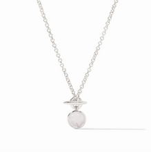 Julie Vos Solara Solitaire Silver Necklace