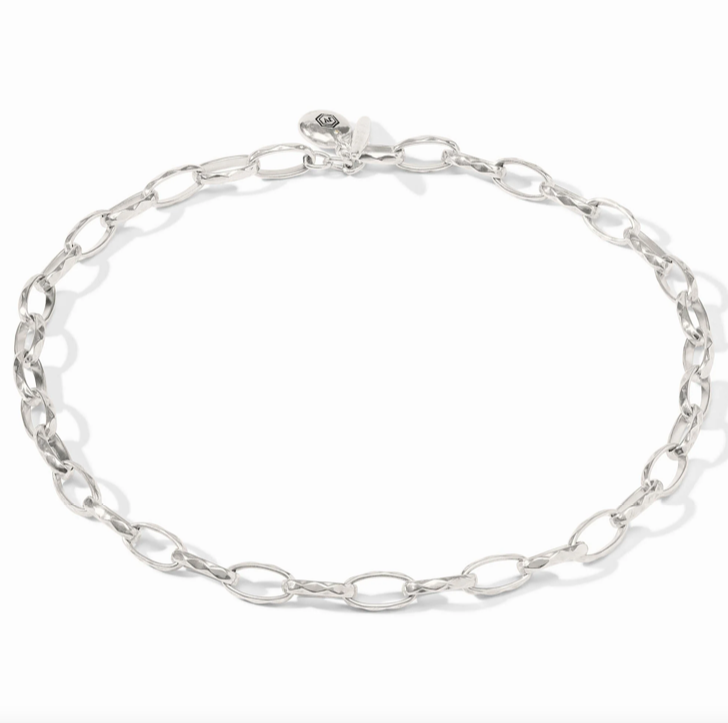 Julie Vos Solara Link Silver Necklace