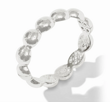 Julie Vos Solara Nova Hinge Silver Bangle Bracelet