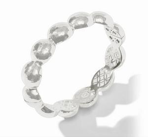 Julie Vos Solara Nova Hinge Silver Bangle Bracelet