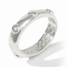 Julie Vos Solara Hinge Silver Bangle Bracelet