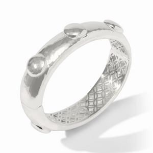Julie Vos Solara Hinge Silver Bangle Bracelet