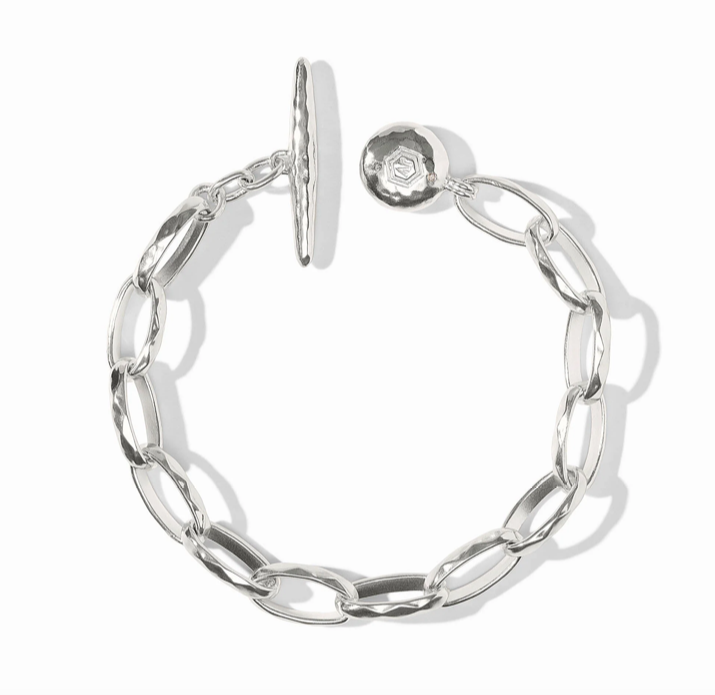 Julie Vos Solara Link Silver Bracelet