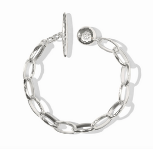 Julie Vos Solara Link Silver Bracelet