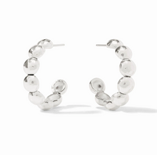 Julie Vos Solara Nova Silver Hoop Earring