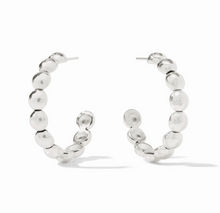 Julie Vos Solara Nova Silver Hoop Earring