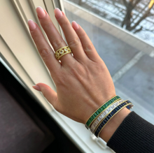 Freida Rothman Kaleidescope Cut Out Cigar Band Ring