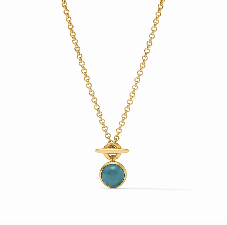 Julie Vos Solara Solitaire Necklace