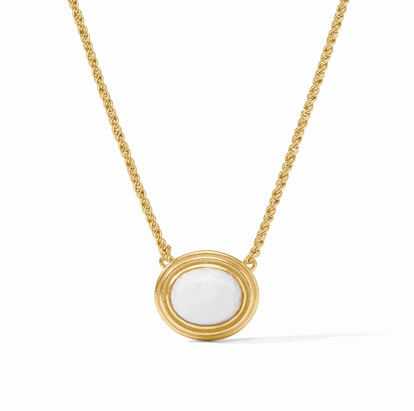 Julie Vos Portofino Solitaire Necklace