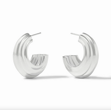 Julie Vos Portofino Silver Statement Hoop Earrings