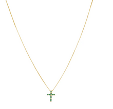 Sahira Raya CZ Cross Necklace