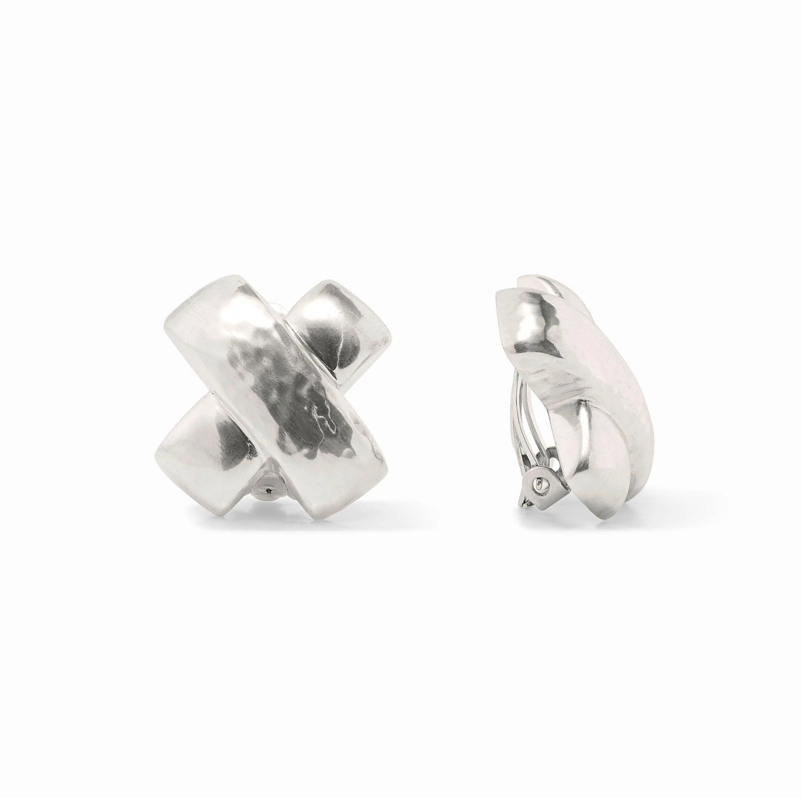 Julie Vos Catalina X Clip On Earrings