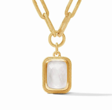 Julie Vos Cheval Paperclip Statement Necklace