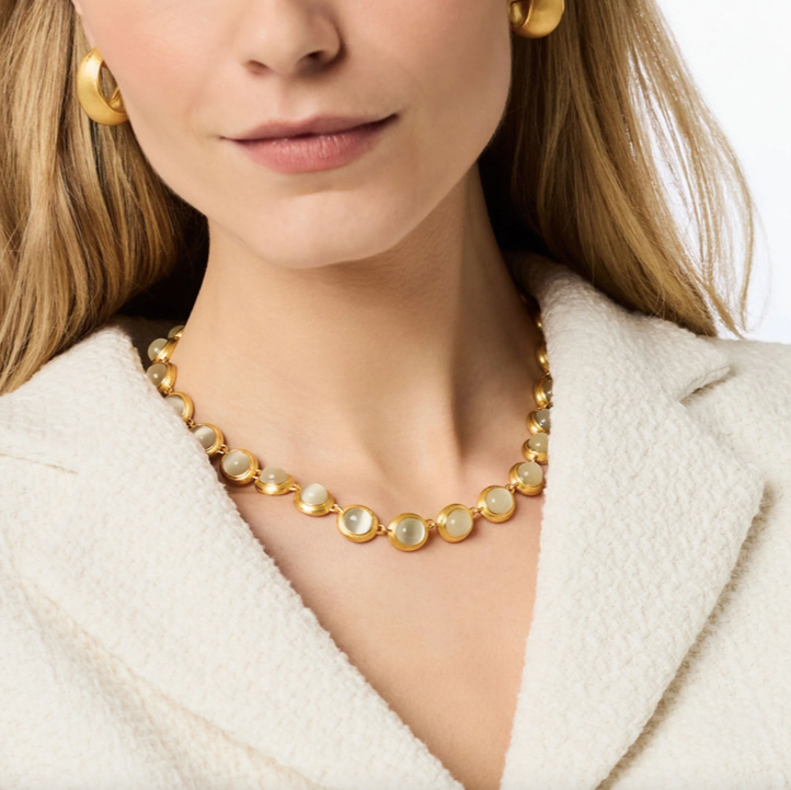 Julie Vos Cobblestone Tennis Necklace