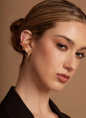 Beaded Ear Cuff Earring