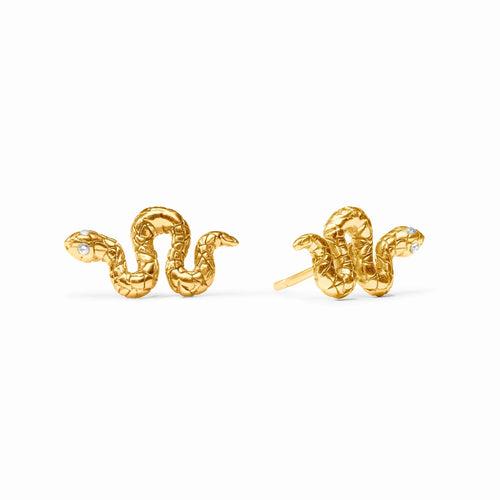 Julie Vos Snake Stud Earrings