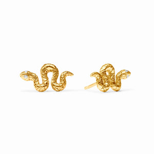 Julie Vos Snake Stud Earrings