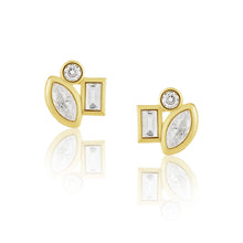 Sahira Amber Stud Earrings