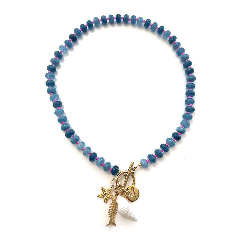 Gaby Ray Costa Marina Charm Necklace