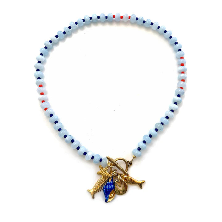 Gaby Ray Costa Marina Charm Necklace
