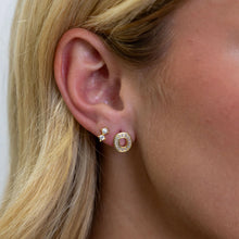 Sahira Cz Eternity Stud Earrings
