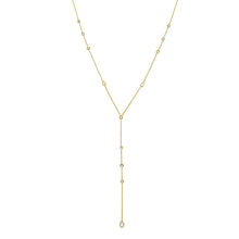 Sahira Alexia Cz Lariat Necklace