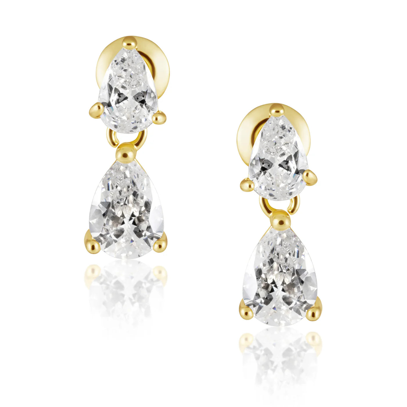 Sahira Michelle Teardrop Stud Earrings
