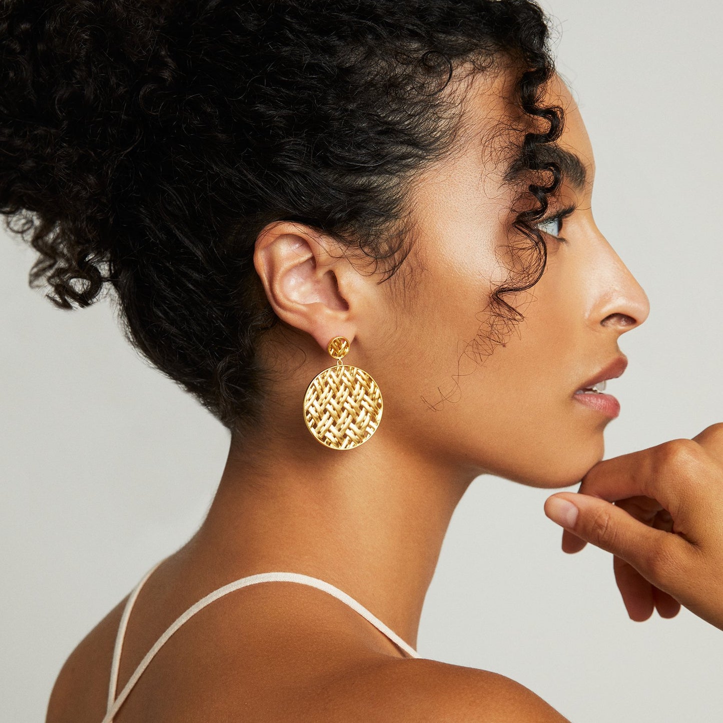 Dean Davidson Lontar Disc Earrings