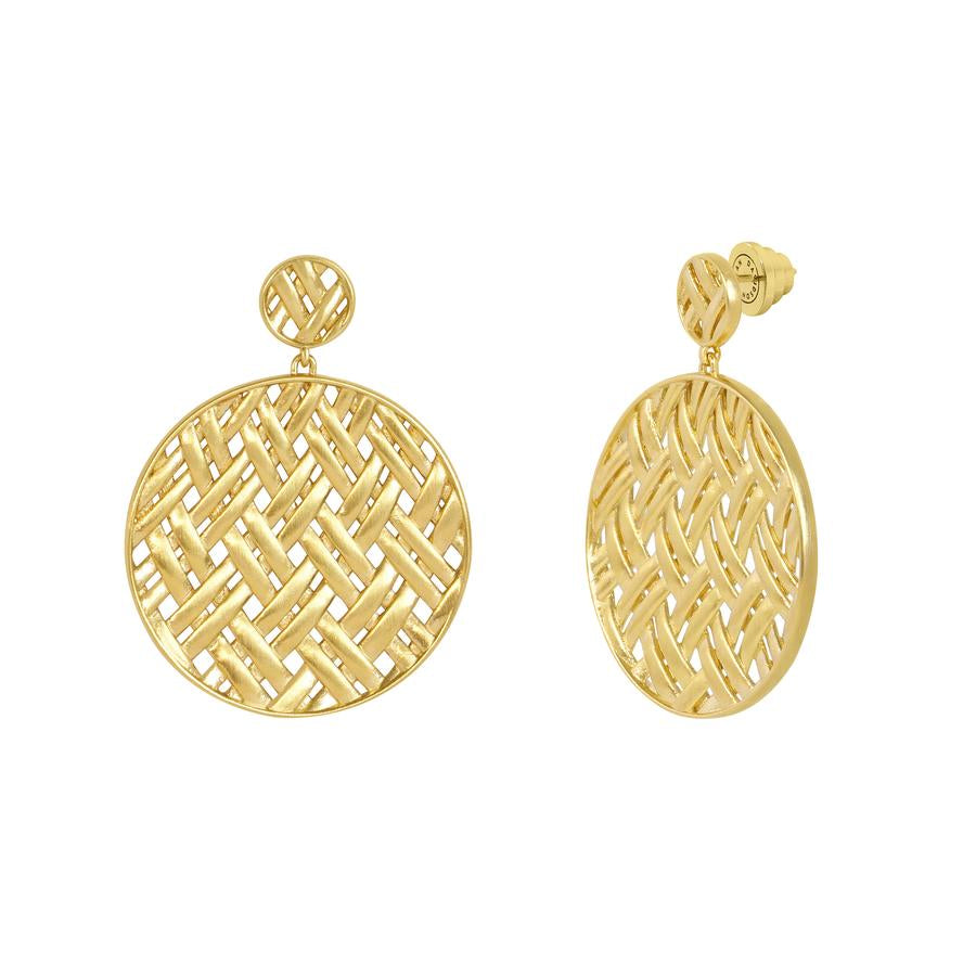 Dean Davidson Lontar Disc Earrings