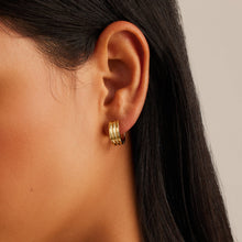 Gorjana Reed Hoop Earrings