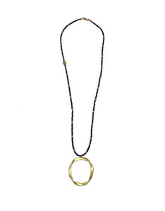 Gaby Ray Jackie Circle Pendant Necklace