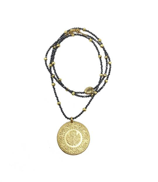 Gaby Ray Leonela Coin Pendant Necklace